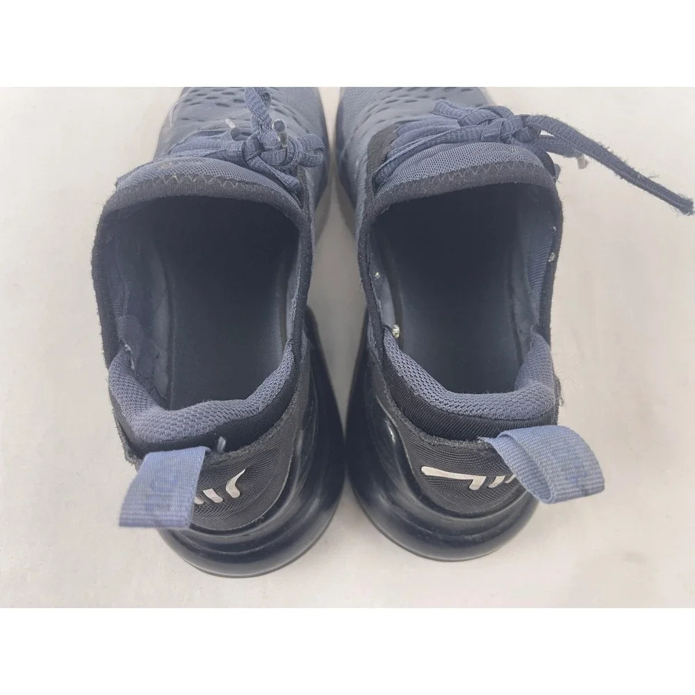 Nike‎ Air Max 270 Boys Size 6.5Y Obsidian Blue Black Running Shoes 943345-408